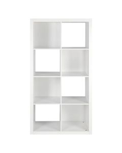 Organizador cubos 8 compartimientos melamina blanco 145 x 75 x 30 cm