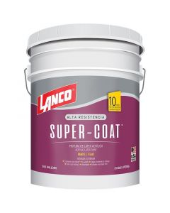 Pintura látex Super-Coat deep mate 18.93 L (5 gal) Lanco