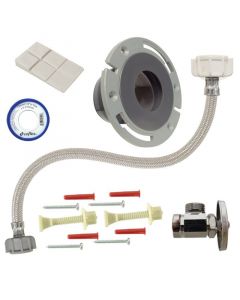 Kit de instalación para inodoro con brida flexible corta 10.16 cm (4") coflex