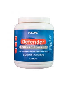 Cemento plástico para paredes y techos Defender 946 mL (1/4 gal)