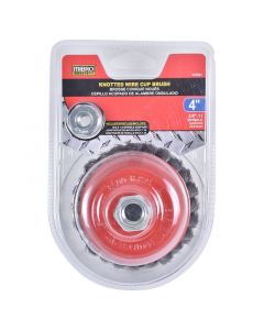 Brocha industrial copa 10.16 cm (4") alambre torcido