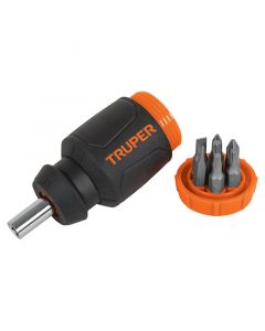 Desarmador tipo trompo con 7 puntas mango ABS Truper