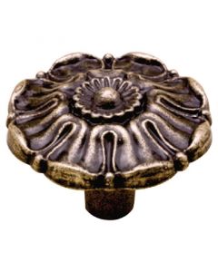 Perilla elegante 37 en zamak de color cobre antiguo