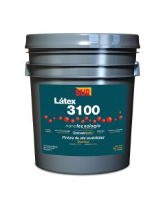 Pintura látex 3100 blanco satín 18.93 L (5 gal) SUR