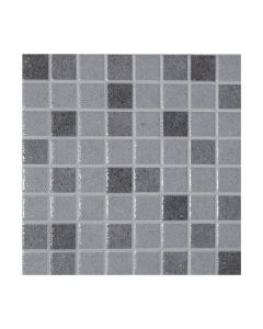 Piso ducha creta gris mosaico 20 x 20cm / caja contiene 1m²