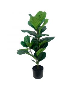 Ficus de hoja grande artificial 85 cm