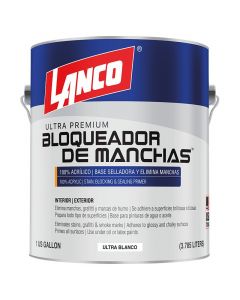 Sellador para pared Stain Killer blanco mate 3.78 L (1gal) Lanco