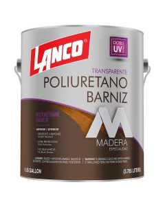 Barniz poliuretano transparente mate 3.78 L (1 gal) Lanco