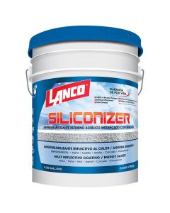 Pintura impermeabilizante látex Siliconizer gris mate18.93 L (5 gal) Lanco