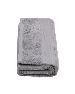 Toalla de baño algodón gris 147x76 cm Royal Heritage