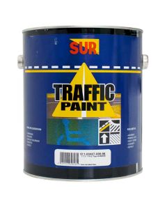 Pintura para señalamiento vial Traffic Paint blanco brillante 3.78 L (1 gal) SUR