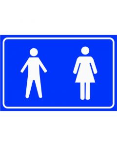 Rótulo Figura hombre mujer
