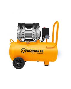 Compresor de aire ultra silencioso 25 L 745.7 W (1 HP) 125 PSI 120 V Worksite