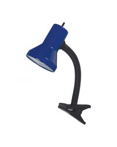 Lámpara de escritorio azul 1 luz rosca e27
