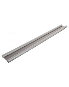 Barre polvo 95 cm x 25 mm plástico gris