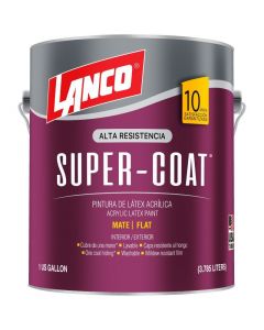 Pintura látex Super-Coat accent mate 3.78 L (1 gal) Lanco