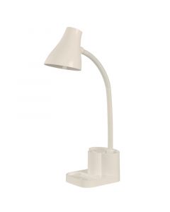 Lámpara de escritorio blanca 1 luz 23568