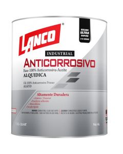 Pintura anticorrosiva industrial rojo 946 mL (1/4 gal) Lanco