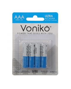 Baterías alcalinas aaa 8 pack
