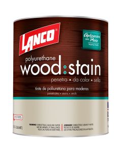 Tinte de poliuretano para madera golden brown 1/4 de galón