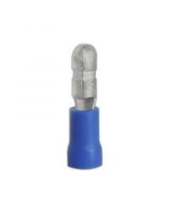 Terminal macho redondo azul .156" 16-14 awg 10 unidades