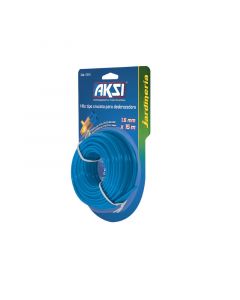Hilo para desbrozadora tipo cruceta de 1.6 mm x 15 m