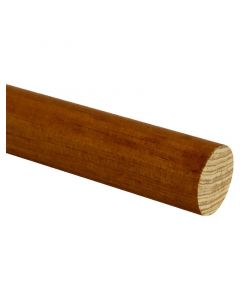 Cortinero de madera liso marrón 35 mm x 150 cm