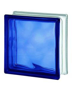 Vidrio block brillante Clear Blue (19 x 19 x 8) cm