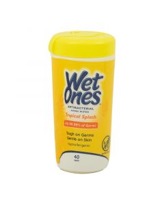 Toalla antibacterial tropical splash 40 unidades wet ones