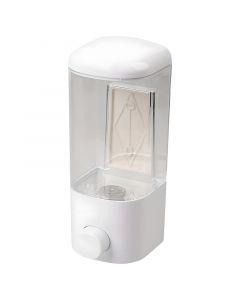 Dispensador jabón de manos 500 ml blanco brillante Aqua Nuova