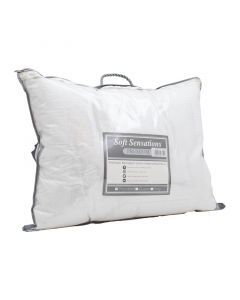 Almohada blanca de 300 hilos, bolsa pvc estandar