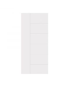 Puerta entamborada hdf rosario (85 x 210) cm 33 mm blanco