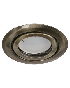 Empotrable GU10 / G5.3 bronce antiguo 50 W (2.4 x 9.7 x 9.7) cm incluye 2 sockets GL
