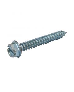 Tornillo #12 x 3.81 cm (1-1/2") hexagonal rosca ordinaria punta fina