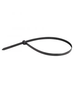 Amarra plástica 7.6 mm x 45.72 cm (18") negra 20 unidades