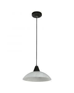 Lámpara colgante moderna negro 1 luz led 21653