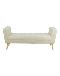 Pie de cama (42.5 x 151.5 x 48) cm beige