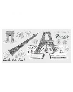 Sticker decorativo torre eiffel 90.5x58.8 cm