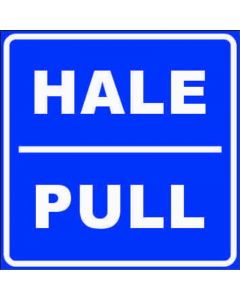 Rótulo Hale pull autoadhesivo