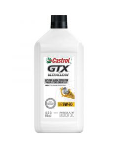 Aceite de motor 5w30 1/4 qt semi sintético castrol gtx