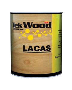 Laca tek wood uso industrial blanca brillante 1/4 de galón