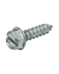 Tornillo #14 x 2.54 cm (1") hexagonal rosca ordinaria punta fina