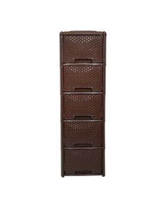 Gavetero deluxe rattan 5 niveles