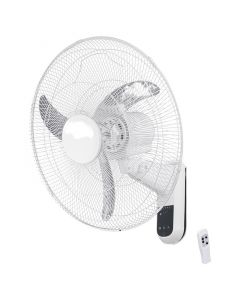 Ventilador de pared 45.72 cm (18") blanco incluye control remoto Basic Living