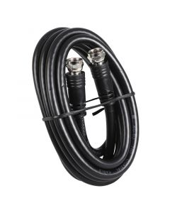 CABLE COAXIAL NEGRO 1,8 M