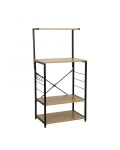 Mueble auxiliar de organización de cocina (123 x 60 x 40) cm