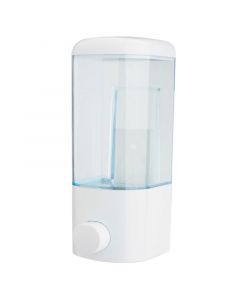 Dispensador de jabón sencillo color blanco 500 ml
