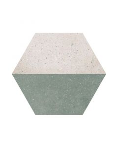 Piso cerámico hexagono marden verde (23.2 x 26.8) cm / caja contiene 0.68 m²