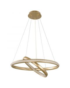 Lámpara colgante moderna dorado 1 luz 33629-0
