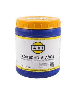 Adi techo blanco, impermeabilizante y aislante térmico 946 mL (1/4 gal)